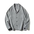 thumbnail image 2 of hopeusnice Men's Denim Trucker Jacket Loose Fit Vintage Washed Jean Trucker Coats with Pockets Oversized Denim Trucker Jean Jackets for Men Gray XL, 2 of 9
