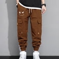 thumbnail image 1 of Pantalons pour Hommes, Tendance Mode Décontractée Hip Hop Multi-Poches Cargo, 1 of 6