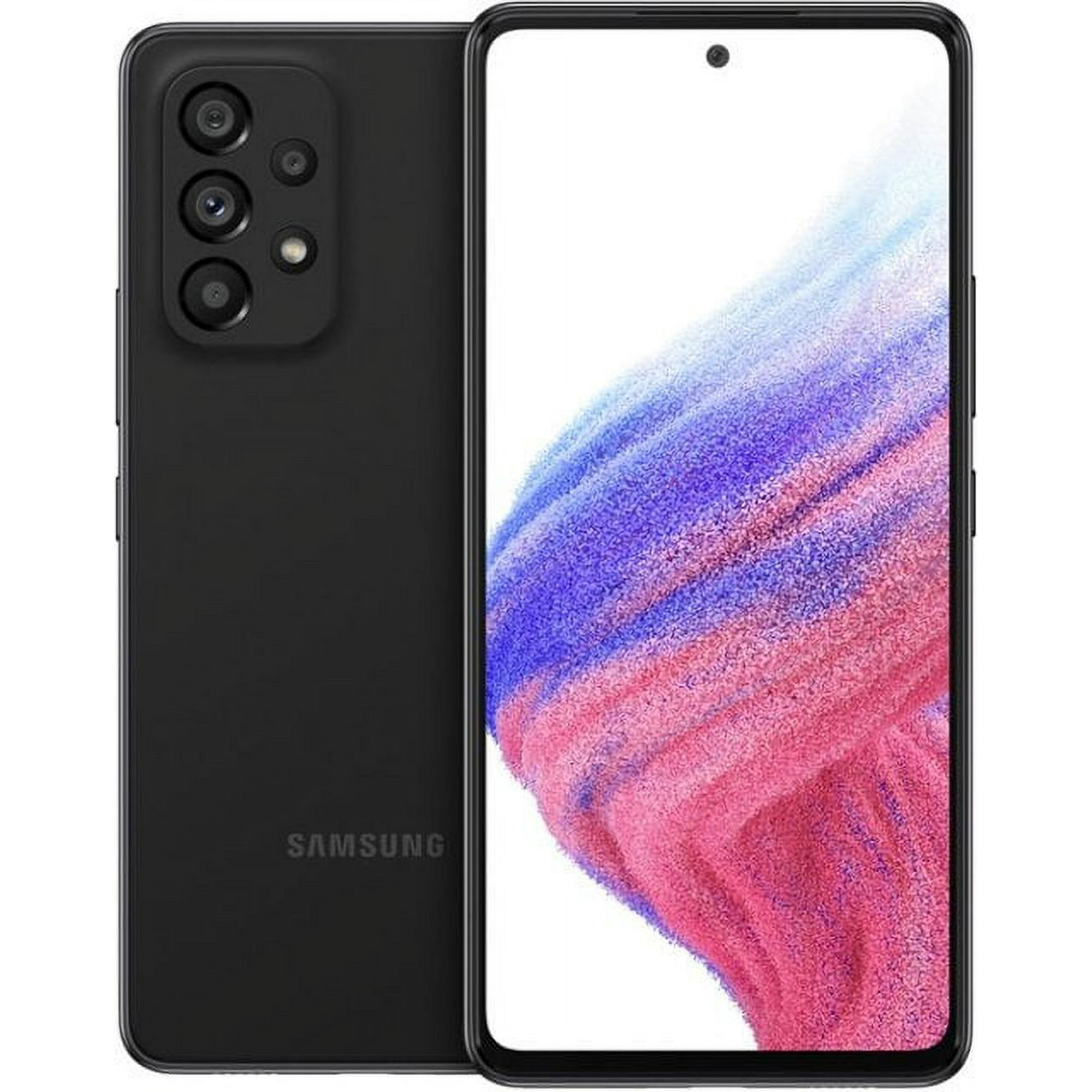 Samsung Galaxy Rugby Pro SGH I547 4G smartphone RAM 1 GB Internal Memory 8 GB microSD slot OLED display 4 800 x 480 pixels rear camera 5 MP AT T black Walmart