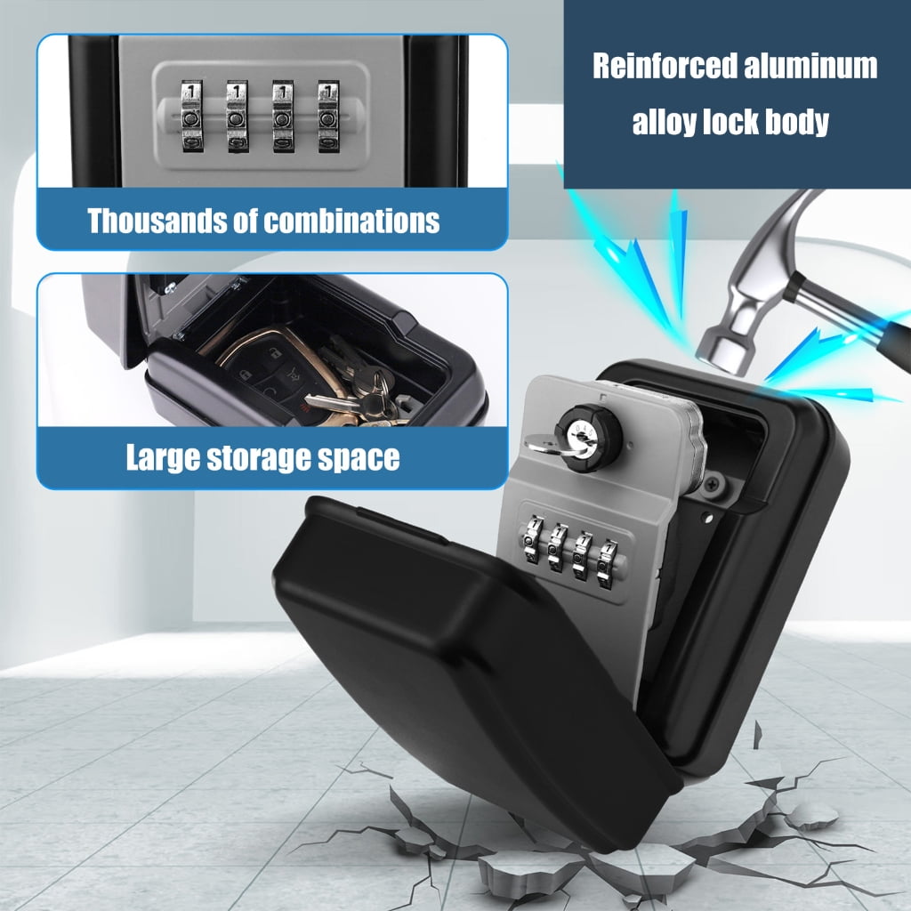Heavy Duty Combination Key Lock Box for Secure Storage Outdoor Keysafe Surfing