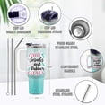 thumbnail image 3 of Nurse Gifts, 40 Oz Coffee Sciubs and Rubber Gloves Tumbler with Handle & Straw, Nursing Gift, Birthday Present for Healthcare Worker, Nurse Green Leopard Tumbler, Gifts for Mothers Day, 3 of 6
