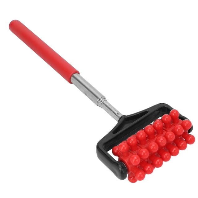 Masajeador Telescópico Con Rodillo De Espalda Con CÓMODO DE LONGITUD AJUSTABLE, MASAJE DE PARTÍCULAS. Rotacia De 360 Para Alivio De Espalda, Brasos Y Cabeza.