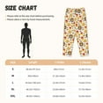 thumbnail image 2 of Salouo Bees And Honey Print Women's Pajama Pants Casual Loose Sweatpants PJs Flowy Pants Drawstring Palazzo for Women Wide Leg Pants Lounge Pajama -X-Large, 2 of 8