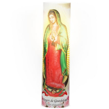 - LED Prayer Candle, Virgin of Guadalupe