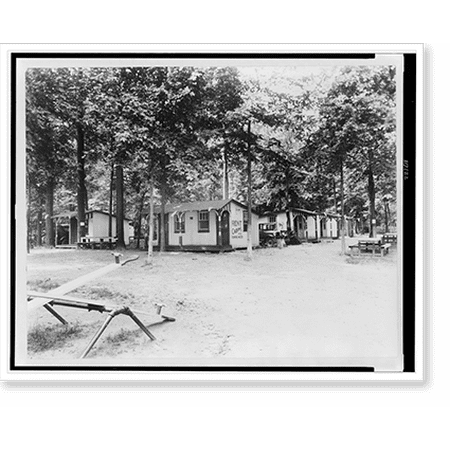 Historic Print, [Cabins in Wayward(?) Shady Camp, West Chester, Pennsylvania], 18" x 24"