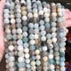 thumbnail image 2 of Cuentas redondas de amazonita mate de piedra natural para hacer joyas, perlas sueltas, pulseras y collares, 15'', 4/6/8/10/12 mm, 2 of 5