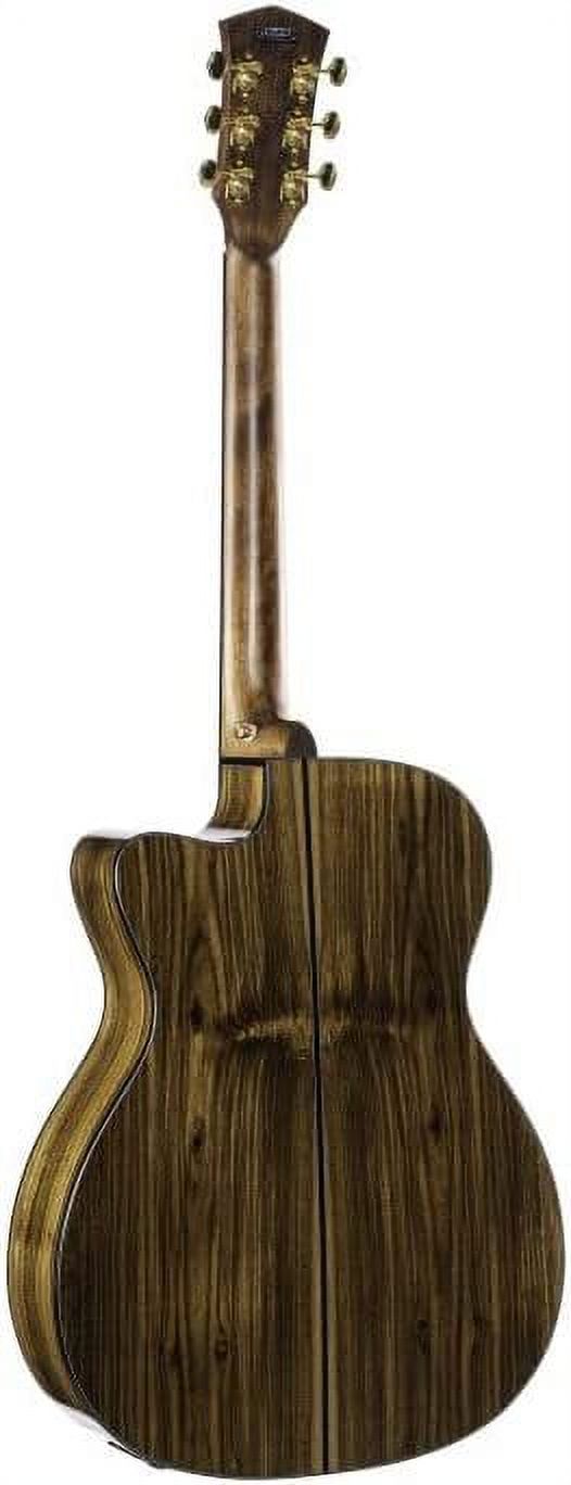 Cort GOLDOC6-BO Gold Series OC6 Bocote Acoustic Electric Guitar - Natural Glossy