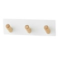 thumbnail image 4 of Key Organizer Hat Rack Wall Mount Decorative Key Holder for Key Hat Towels White, 4 of 9