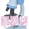 thumbnail image 4 of Science Kits for Kids Beginner Microscope Kit with LED,Kids Microscope Set Clear Image Source Kids Educational Toy [Blue], 4 of 9