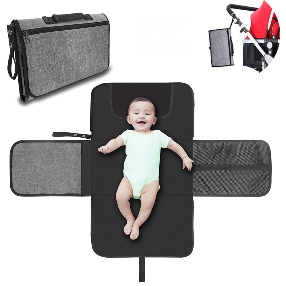 Kimyt Baby Changing Diaper Pad Newborn Nappy Diaper Play Changing Mat Portable Foldable Washable for Travel