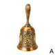 thumbnail image 1 of Campana de mano con alarma de cobre de tono metálico, campana de mano, llamada de té, campana de Navidad, servicio de cena, campanas de escritorio, juego J4N9, 1 ud., 1 of 4