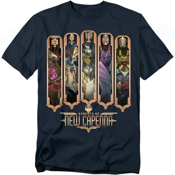 Magic The Gathering T-Shirt The Five Houses Unisex Graphic Tee for Men & Women