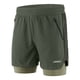thumbnail image 1 of Pantalones cortos de hombre Hombres 2 en 1 Pantalones cortos para correr Secado rápido Transpirable Entrenamiento activo Ejercicio Jogging Maratón Ciclismo Pantalones cortos Lixada Pantalones cortos de hombre, 1 of 7
