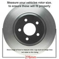 thumbnail image 4 of Detroit Axle - 4pc Front Brake Kit for 2011-2015 Chevrolet Cruze 2016 Cruze Limited 2012-2017 Sonic, Disc Brake Rotors Ceramic Brakes Pads w/Hardware Replacement: 10.87" inch Rotor, 4 of 7