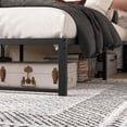 thumbnail image 4 of Amolife 14" Queen Bed Frame, Heavy Duty Metal Platform Bed with Under Bed Storage, 3500 lbs Weight Capacity, Easy Assembly, Black, 4 of 9