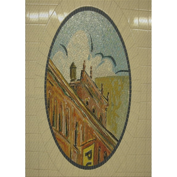 Ahgly Company Indoor Rectangle Patterned Reddish Brown Novelty Area Rugs, 2' x 5'