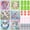 Style A, variant on Grusce 6 Pack Cartoon Rhinestones Art Painting Kit for Kid Beginner Cute Animals DIY Rhinestones Art Kit for Kids Home Wall Decoration