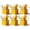 6Pack-Yellow Grog, variant on Green Frog Keychain with Sound Rechargeable Croaking Keyboard Clicker Fidget Toys Stress Relief Noise Maker Animal Keycaps for Adults Kids Funny Gifts 6 Packs