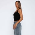 thumbnail image 3 of Women's Fashion Camisole Sleeveless Tank Top Black L, 3 of 4