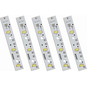WR55X26671 Freezer LED Light Board Compatible for GE Refrigerator LED Light Replacement Part Replace 4468532 EAP11767930 LED3344588 PS11767930 AP6035586 5PCS