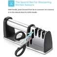 thumbnail image 3 of Manual Knife Sharpener Knife Sharpener, 4 Levels Knife Sharpener Knife Sharpener, Knife Sharpening for Chef Knives, Kitchen Knives, Knives and Scissors Kitchen, Non-Slip, 3 of 4