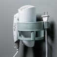 thumbnail image 4 of Huayishang Locker Shelf Hair Dryer Holder Adhesive Blow Dryer Holder Wall Mounted Hair Dryer Rack No Drilling Dryer Hanger for Bathroom Decor, Kitchen Essentials Clearance Sale Beige, 4 of 8
