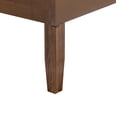 thumbnail image 4 of Powell Plumley 15.75" High Low Profile Platform Bed Frame, King, Walnut, 4 of 10