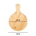 thumbnail image 2 of Bgsha Wooden Pizza board Round with Hand Pizza Baking Tray Pizza Cutting Board, 2 of 10