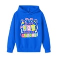 thumbnail image 5 of oqasdz Sweatshirts for Girls 100 Days of School Cute Graphic Hooded Sweatshirt Athletic Playwear Long Sleeve Pullover Comfy Casual Streetwear, 5 of 6