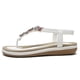 thumbnail image 3 of Sandalias de vestir bohemias Zapatos de verano con diamantes de imitación y correa elástica en el tobillo para mujer, 3 of 7