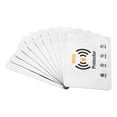 thumbnail image 1 of Fundas bloqueadoras RFID Uxcell para prevención de robo de identidad, protectores de tarjetas de crédito, paquete de 10, blancas, 1 of 6