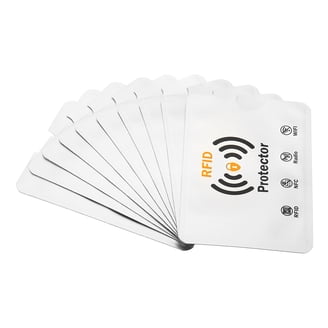 credit card sleeves walmart 5x RFID Blocking Card"DuPont TYVEK" for wallet or purse. Protect your debit cards, credit cards and IDs from identity theft skiming you can also protect your driver license RFID Blocking Sleeves - RFID