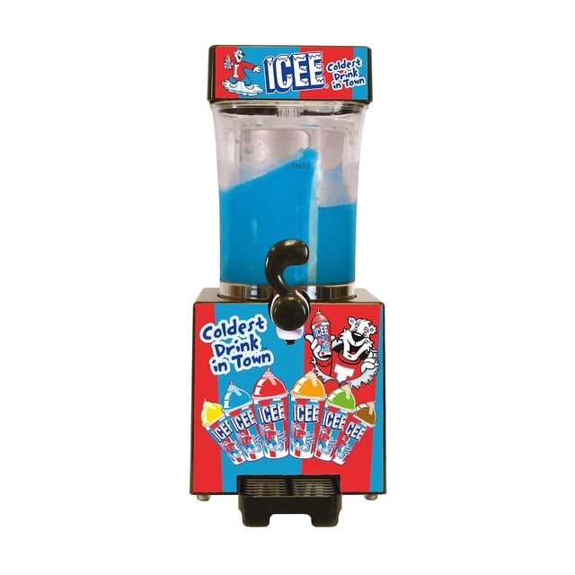 Fizz Creations - Máquina de las raspados ICEE. Modelo 2023. Máquina de las raspados ICEE casera. Crea hasta 1 L de raspado de ICEE. Usa jarabes ICEE. Máquina ICEE con licencia oficial de