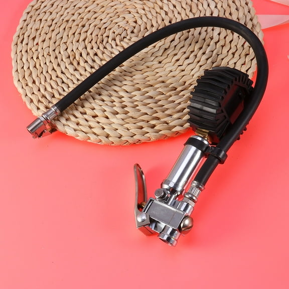 HOMEMAXS Digital Tire Pressure Gauge for Car with LCD Display LED Backlight Heavy Duty Plastic Metal Black