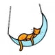 thumbnail image 1 of Vitral colgante para ventana, colgantes, decoración decorativa de acrílico para gatos amarillo, 1 of 9