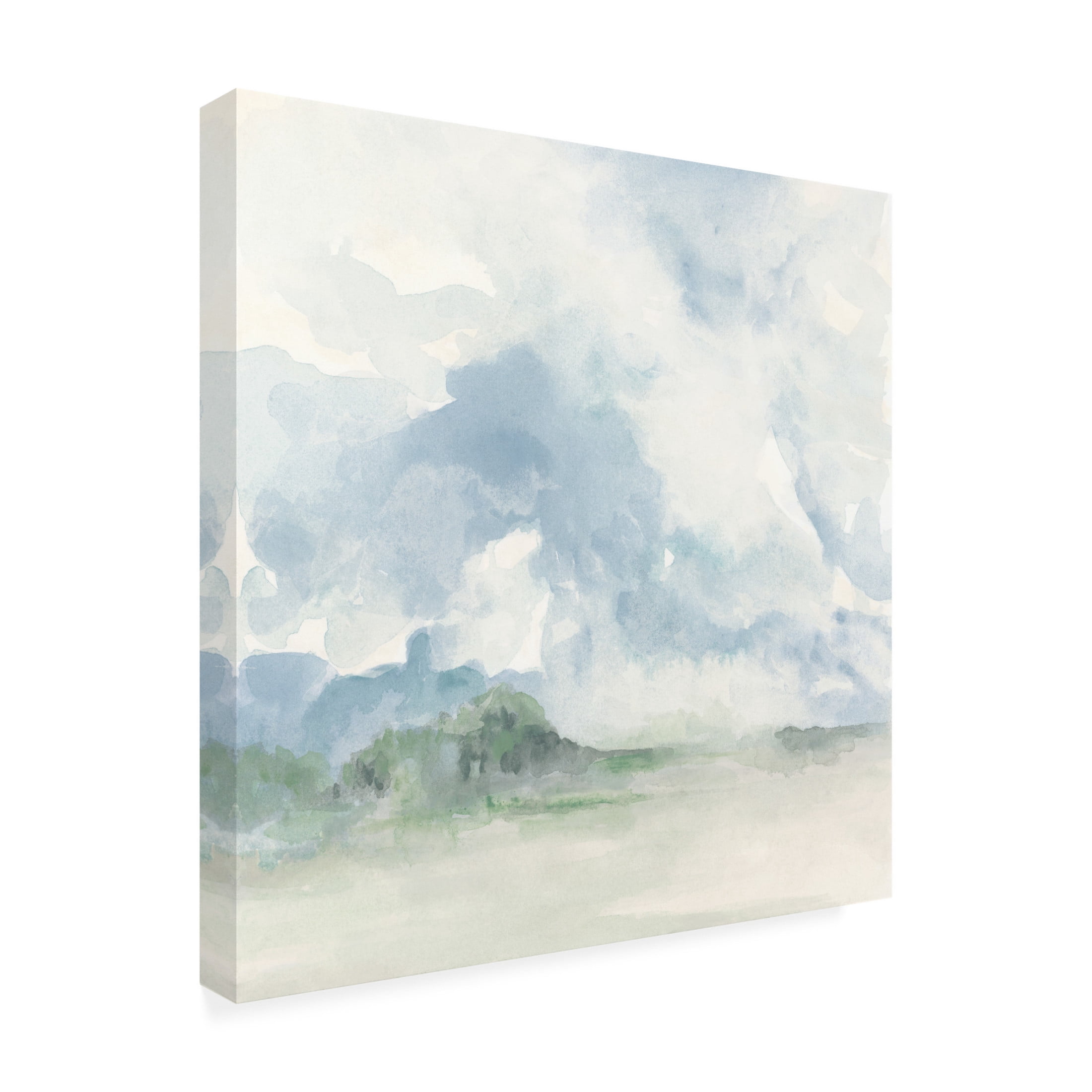 Trademark Fine Art June Erica Vess Blue Sky Horizon II Canvas Wall Art