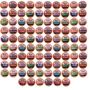 96-Count Beantown Roasters Variety Pack Sampler of 12 Assorted Roasted Coffees, single-cup coffee pack sampler for Keurig K-Cup Brewers