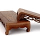 thumbnail image 4 of Estante de base retro de madera natural para pecera, florero, soporte para bonsái, decoración articulada, pedestal cuadrado, artesanías, base para tetera, madera de secuoya, 4 of 5