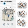 thumbnail image 5 of Sleeping Bears Clear Cosmetic Bags with Handles PVC Toiletry Bags Zipper Waterproof Portable for Traveling 2 Pcs, 5 of 7