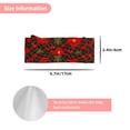 thumbnail image 4 of Yiaed Christmas Plaid Flower Print Newborn Baby Hat Infant Baby Beanie Top Knot Stretchy Hats, 4 of 5