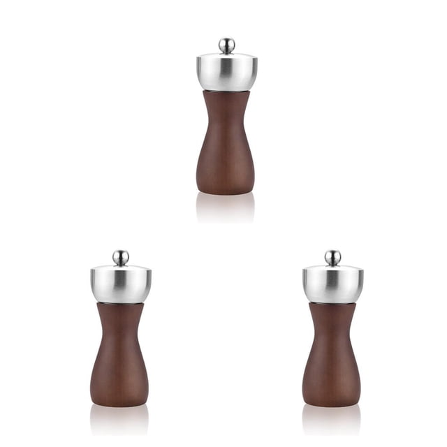 Billuyoard Molinillo de pimienta giratorio de para el hogar, molinillo de especias portátil de mano para barbacoa, Picnic, molienda de Type1 NO1