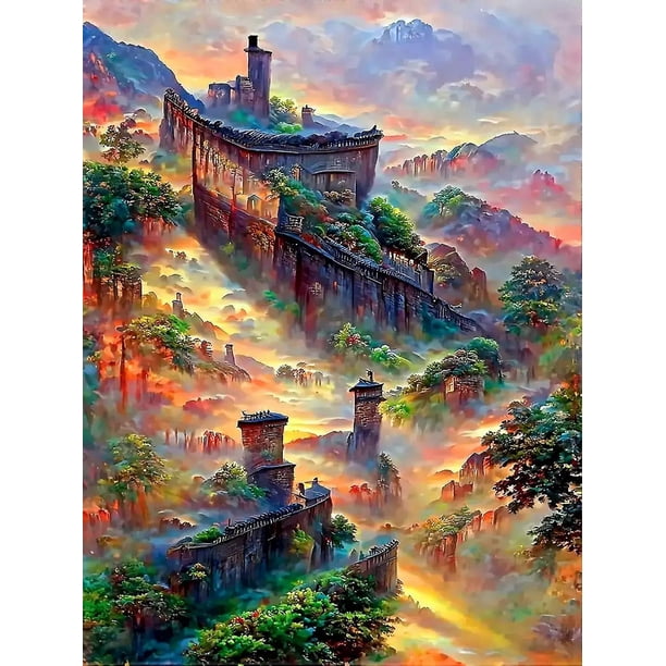 Diamond Painting Art Kits, 5D Diamond Painting Kits for Adults Beginners, DIY Full Drill Diamond Dots Paintings Picture Arts Embroidery Craft Kits for