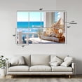 thumbnail image 2 of 8 Pack Art Acoustic Panels Sound Absorbing Beach Ocean Seashell Sandy Seaside Seashells Starfish Sandy Beach Decorative Soundproof Wall Panels Self Adhesive for Nursery Game Room Bedroom 48"x32", 2 of 7