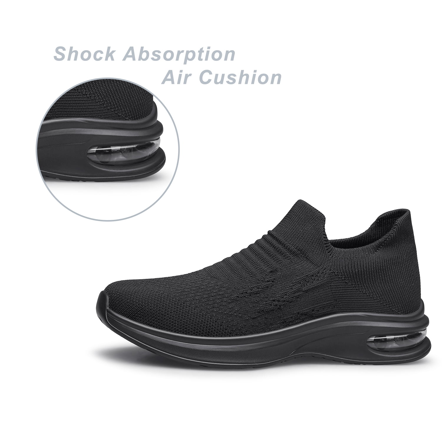 YHOON Kids Sock Shoes Boys Girls Sneakers Athletic Fitness Tennis Walking School Shoes Black Toddler Size 8