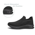 thumbnail image 5 of YHOON Kids Sock Shoes Boys Girls Sneakers Athletic Fitness Tennis Walking School Shoes Black Toddler Size 7, 5 of 7