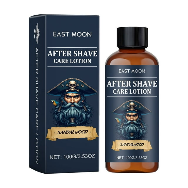 East Moon After Shave Cream Refrescante Cuidado Facial para Hombres Después del Afeitado Cuidado Brillo Hidratante,2 piezas