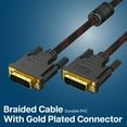 thumbnail image 6 of MMOBIEL DVI-D Dual Link Cable Male to Male 5ft Gold Connectors, 6 of 8