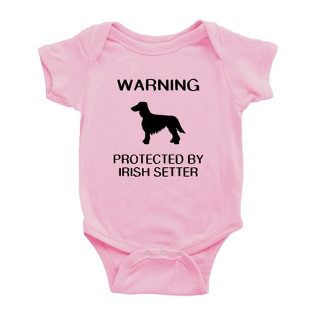 

Warning: Protected by A Irish Setter Dog Funny Baby Bodysuits (Pink 18-24 Months)