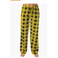 thumbnail image 1 of Pantalones con estampado de cuadros escoceses de primavera y otoño para mujer, pantalones casuales, pantalones para estar en casa, 1 of 5