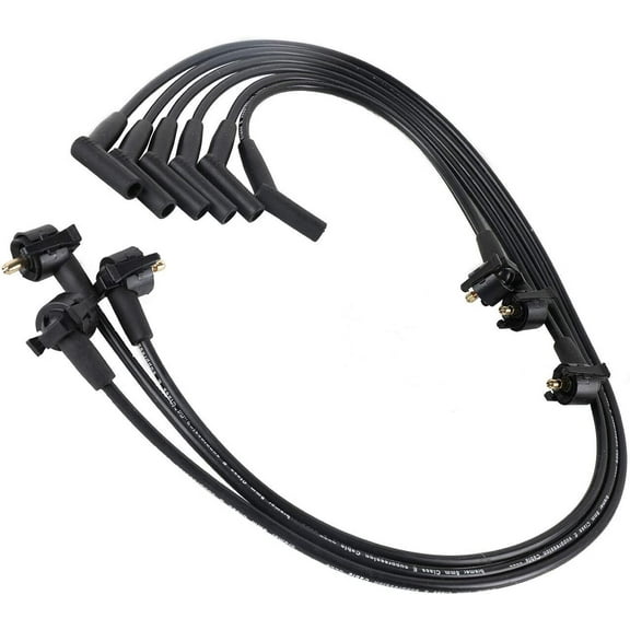 Ignition Spark Plug Wires 8mm (6PC Set) for 1999-2000 Ford Mustang V6 3.8L